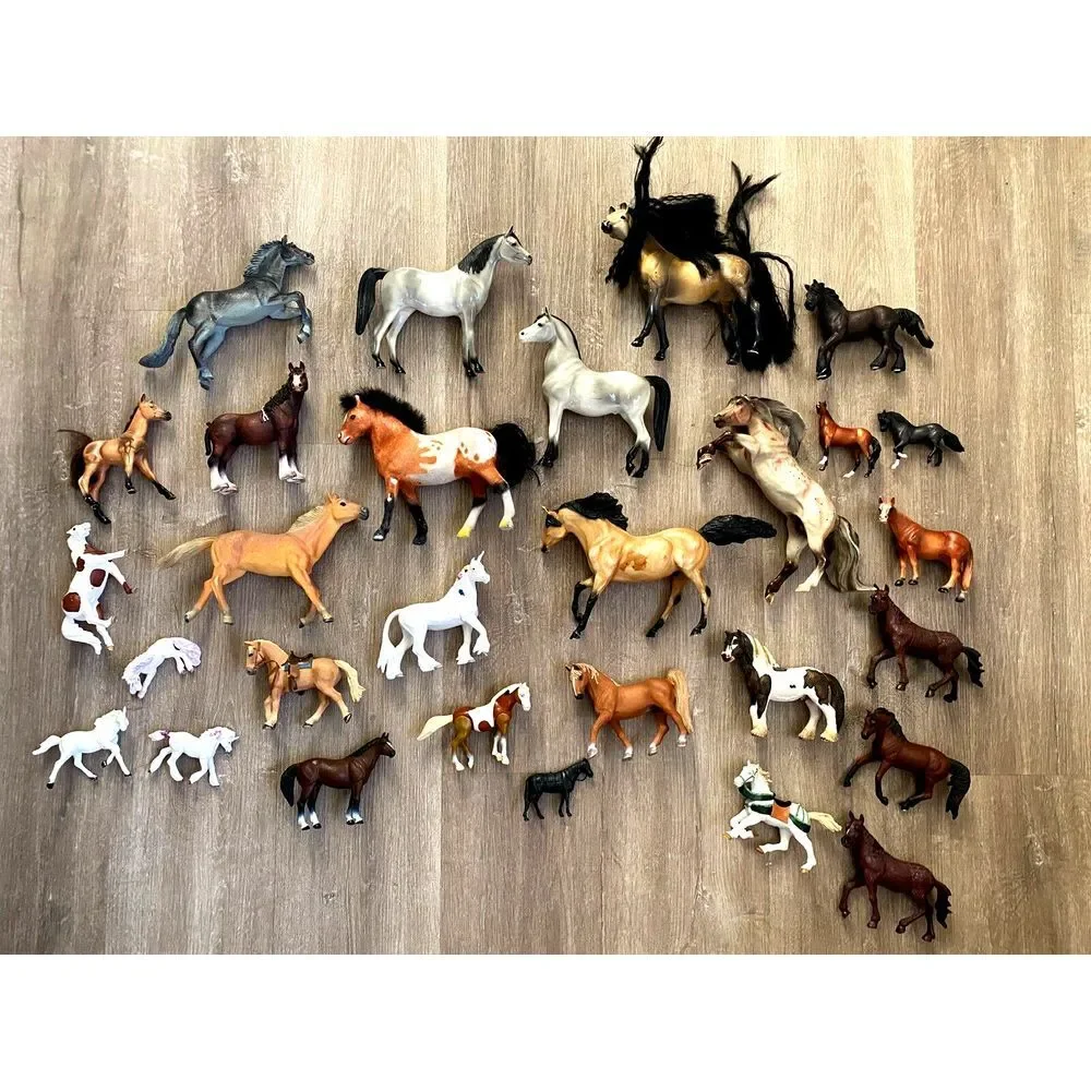Mixed‎ Lot Schleich Model Horse Papo Safari Breyer Vintage Retired Figure Set